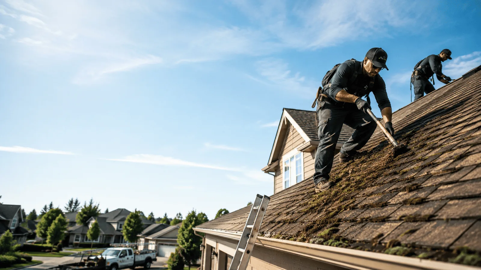 Roof Moss Removal in Caledonia, MI near me